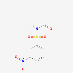 1-(1,1-Dimethylethylcarbonylaminosulphonyl)-3-nitrobenzene