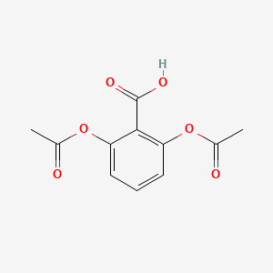 molecular formula C11H10O6 B8722531 2,6-Diacetoxybenzoic acid CAS No. 3144-59-0