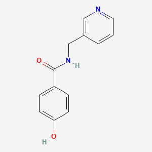 molecular formula C13H12N2O2 B8722551 4-hydroxy-N-pyridin-3-ylmethyl-benzamide 
