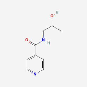 molecular formula C9H12N2O2 B8722557 N-(2-Hydroxypropyl)isonicotinamide 