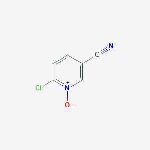 molecular formula C6H3ClN2O B8722586 2-Chloro-5-cyanopyridine 1-oxide CAS No. 401590-43-0