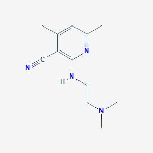 3-Pyridinecarbonitrile, 2-[[2-(dimethylamino)ethyl]amino]-4,6-dimethyl-