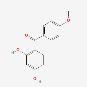 molecular formula C14H12O4 B8722666 (2,4-Dihydroxyphenyl)(4-methoxyphenyl)methanone CAS No. 5298-27-1