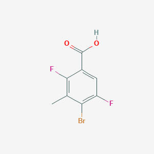 4-Bromo-2,5-difluoro-3-methylbenzoic acid