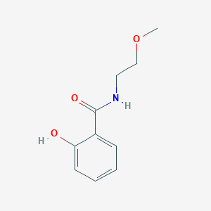 molecular formula C10H13NO3 B8722700 2-hydroxy-N-(2-methoxyethyl)benzamide 