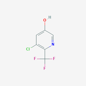 molecular formula C6H3ClF3NO B8722702 5-Chloro-6-(trifluoromethyl)pyridin-3-OL 