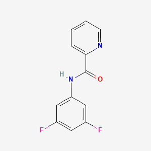 molecular formula C12H8F2N2O B8722753 N-(3,5-difluorophenyl)-2-pyridinecarboxamide 