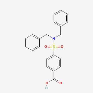molecular formula C21H19NO4S B8722822 4-(dibenzylsulfamoyl)benzoic Acid CAS No. 102479-27-6