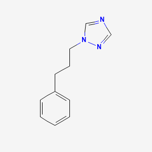 molecular formula C11H13N3 B8722879 1-(3-phenylpropyl)-1H-1,2,4-triazole CAS No. 73725-47-0
