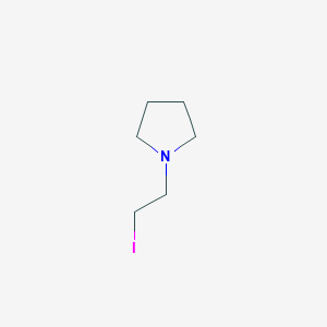 molecular formula C6H12IN B8722900 1-(2-Iodoethyl)pyrrolidine 