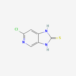 molecular formula C6H4ClN3S B8722914 6-chloro-1H-imidazo[4,5-c]pyridine-2(3H)-thione 