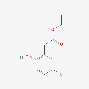 molecular formula C10H11ClO3 B8722962 Ethyl (5-chloro-2-hydroxyphenyl)acetate 