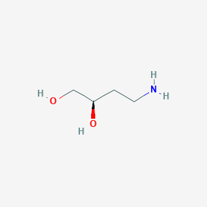 molecular formula C4H11NO2 B8723063 (R)-4-aminobutane-1,2-diol 