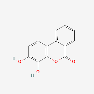 6H-Dibenzo(b,d)pyran-6-one, 3,4-dihydroxy-