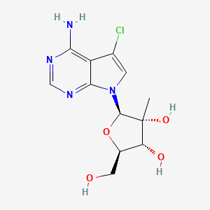 5-Chloro-7-(2-C-methyl-b-D-ribofuranosyl)-7H-pyrrolo[2,3-d]pyrimidin-4-amine