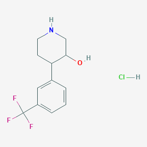 4-(3-(Trifluoromethyl)phenyl)piperidin-3-ol hydrochloride