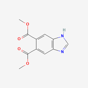 molecular formula C11H10N2O4 B8723128 5,6-Di-(methoxycarbonyl)-benzimidazole CAS No. 167993-17-1