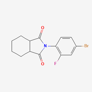 2-(4-Bromo-2-fluorophenyl)hexahydro-1H-isoindole-1,3(2H)-dione