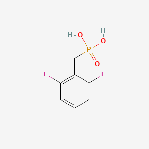 molecular formula C7H7F2O3P B8723140 2,6-Difluorobenzylphosphonic acid 