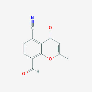 8-Formyl-2-methyl-4-oxo-4H-chromene-5-carbonitrile