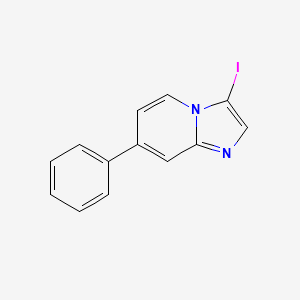 molecular formula C13H9IN2 B8723174 3-Iodo-7-phenylimidazo[1,2-a]pyridine 