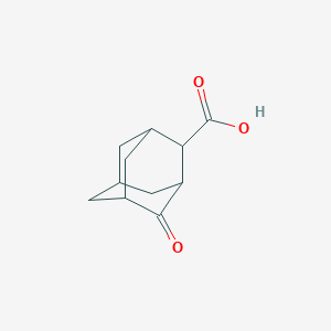 molecular formula C11H14O3 B8723189 4-Oxo-2-adamantanecarboxylic acid 