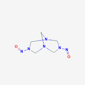 molecular formula C5H10N6O2 B087232 二硝基五亚甲基四胺 CAS No. 101-25-7