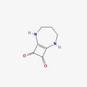 molecular formula C7H8N2O2 B8723208 2,6-Diaza-bicyclo[5.2.0]non-1(7)-ene-8,9-dione 