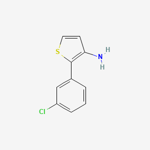 2-(3-Chlorophenyl)thiophen-3-amine