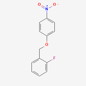 1-Fluoro-2-[(4-nitrophenoxy)methyl]benzene