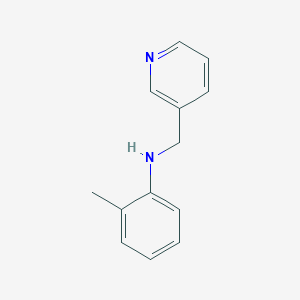 molecular formula C13H14N2 B8723262 2-Methyl-N-(pyridin-3-ylmethyl)aniline 