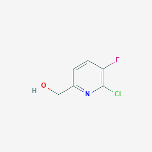 molecular formula C6H5ClFNO B8723266 (6-Chloro-5-fluoropyridin-2-yl)methanol 