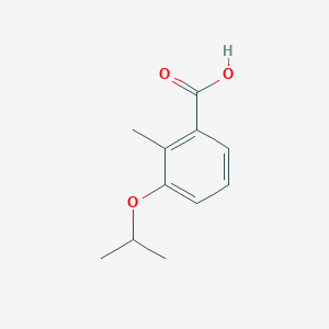 molecular formula C11H14O3 B8723305 2-Methyl-3-(propan-2-yloxy)benzoic acid 