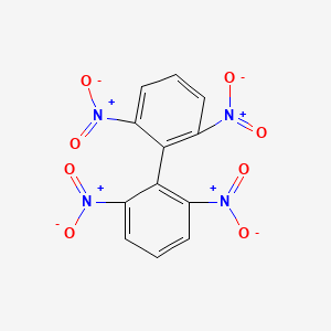molecular formula C12H6N4O8 B8723330 2,2',6,6'-Tetranitro-1,1'-biphenyl CAS No. 2217-54-1