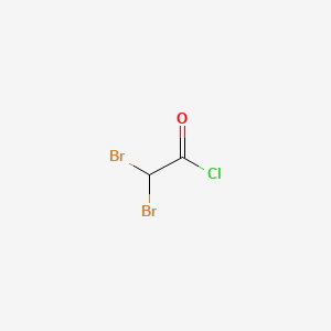 molecular formula C2HBr2ClO B8723379 Dibromoacetyl chloride CAS No. 5302-76-1