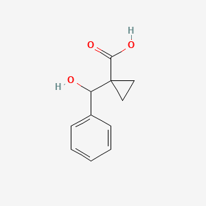 1-(Hydroxy(phenyl)methyl)cyclopropanecarboxylic acid