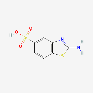 5-Benzothiazolesulfonic acid, 2-amino-