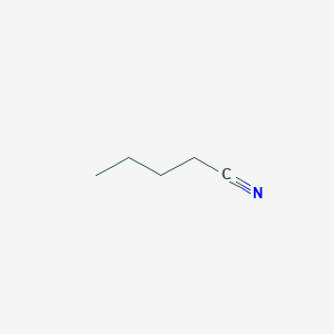 molecular formula C5H9N B087234 Valeronitrile CAS No. 110-59-8