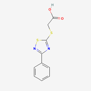 Acetic acid, (3-phenyl-1,2,4-thiadiazol-5-YL)thio-