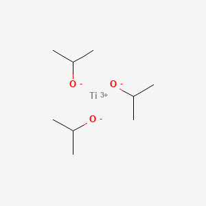 molecular formula C9H21O3Ti B8723441 Titanium(3+) propan-2-olate CAS No. 22378-84-3