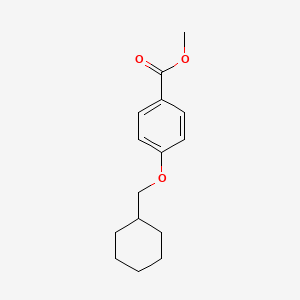 molecular formula C15H20O3 B8723449 Methyl 4-cyclohexylmethoxybenzoate 