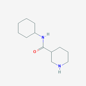 molecular formula C12H22N2O B8723491 N-Cyclohexylpiperidine-3-carboxamide 