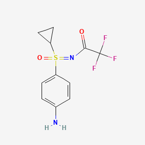 N-[(R)-(4-Aminophenyl)(cyclopropyl)oxidosulphanylidene]-2,2,2-trifluoroacetamide