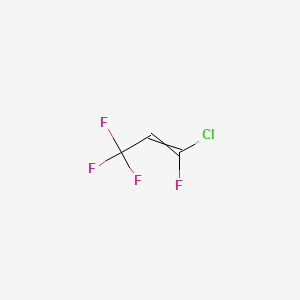 molecular formula C3HClF4 B8723730 1-Chloro-1,3,3,3-tetrafluoro-1-propene 