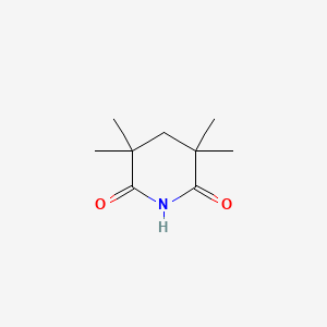 molecular formula C9H15NO2 B8723814 3,3,5,5-Tetramethylpiperidine-2,6-dione CAS No. 1200-26-6