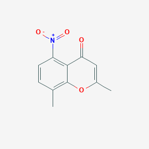 B8723819 2,8-Dimethyl-5-nitro-4H-chromen-4-one CAS No. 921609-23-6