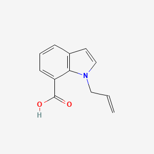 molecular formula C12H11NO2 B8723888 7-carboxy-N-allylindole 