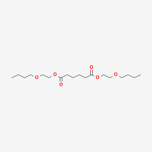 molecular formula C18H34O6 B087239 己二酸二(2-丁氧基乙酯) CAS No. 141-18-4
