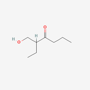 molecular formula C8H16O2 B8723984 3-(Hydroxymethyl)-heptan-4-one CAS No. 27970-80-5