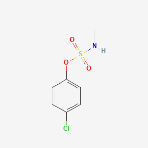 molecular formula C7H8ClNO3S B8723985 4-Chlorophenyl methylsulfamate CAS No. 54838-83-4